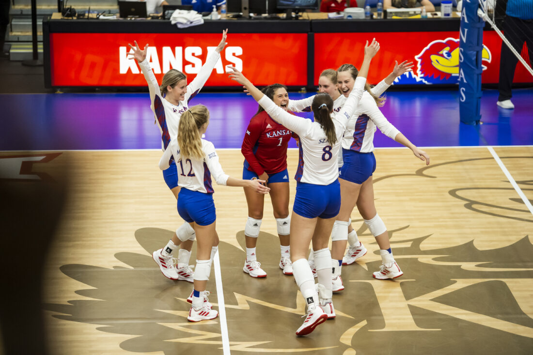 Kansas volleyball completes sweep of TCU in home finale News, Sports